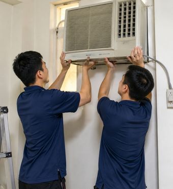 窗型 清洗前