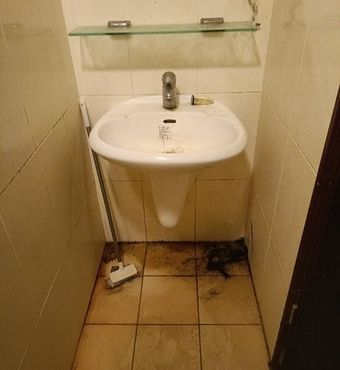 裝潢後 清洗前